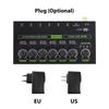 6-Channel Audio Mixer Mini Audio Mixer Stereo Mono Switching 6.35mm TRS/TS Input Metal Shell Type-C