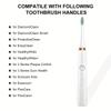 8 Stück Ersatz-Bürstenköpfe Kompatibel mit Philips Sonicare DiamondClean HX3/HX6/HX9 Serie Elektrische Zahnbürstenköpfe HX6064