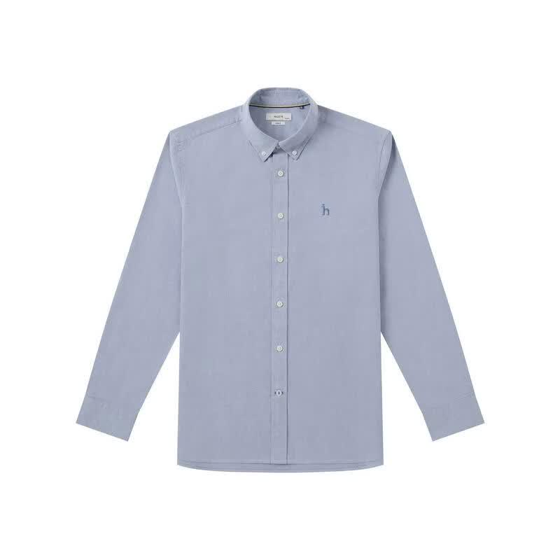 HAZZYS Men's Classic Casual Long-Sleeve Shirt