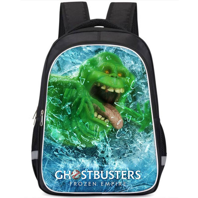 Ghostbusters Frozen Empire Oxford Backpack Stylish School Bag For Boys And Girls