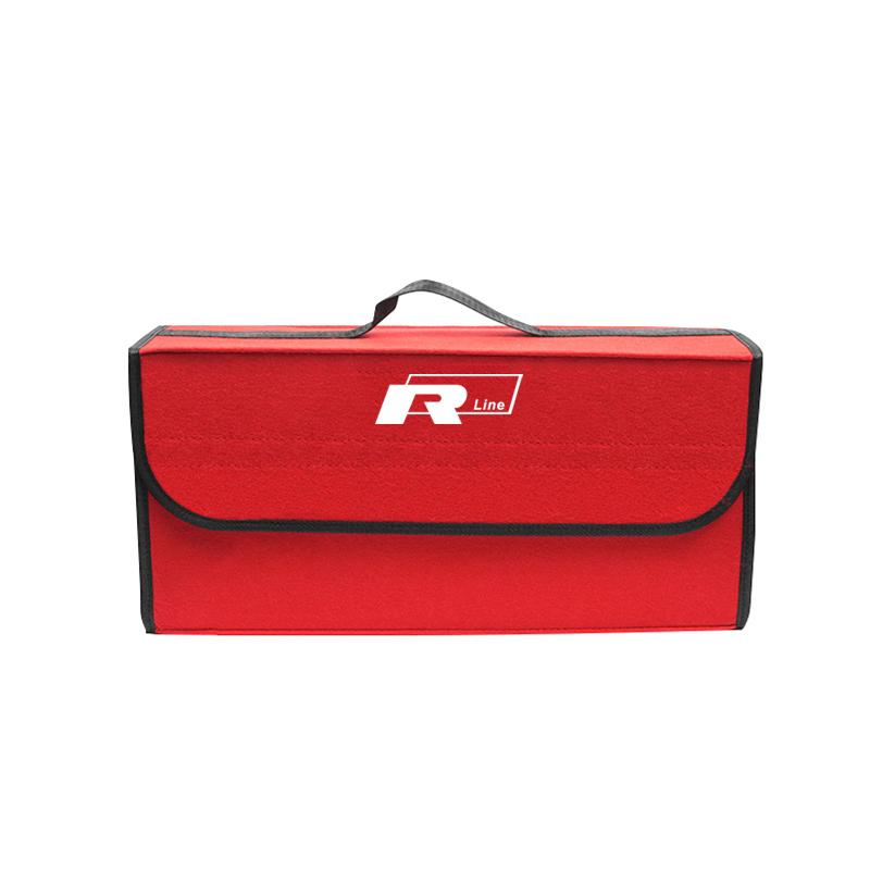 hijk1 Car keychain/VW Car Trunk Organizer Box Large Capacity Folding Storage Bag For VW GTI Polo Golf Passat Tiguan CC Arteon Jetta B6