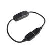 32cm USB Power Extension Cord With Red Indicator Light And On/Off Switching Button for USB Devices Support 5V2A Charging