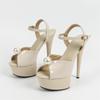 Fashion Eilyken Sexy Platform Ultra Stiletto High Heels Womens Sandals Design Style Pearl Peep Toe Wedding Party Prom Female Shoes