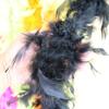 Feather Scarf Party Sequin Foil 2 Meters Long Adult Size Scarf Parties Celebrations Stage Performances Fluffy Scarf