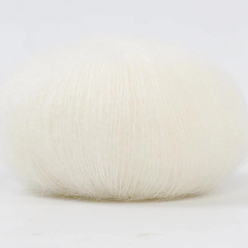 25g/Ball Mohair Hand-woven Diy Material Package Yarn Crochet Skin-Friendly Baby Wool Thread for Knitting Wool Sweater Shawl Yarn