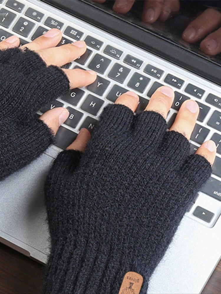 Winter Gloves for Men Women -Touch Screen Cold Weather Thermal Warm Knit Glove for Running Driving Hiking