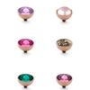 Qudokorea Kudo Button 11.5mm Crystal Top Rose Gold