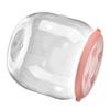 Toy Storage Stool Multipurpose Innovative Round Shape Transparent Storage Stool for Home Living