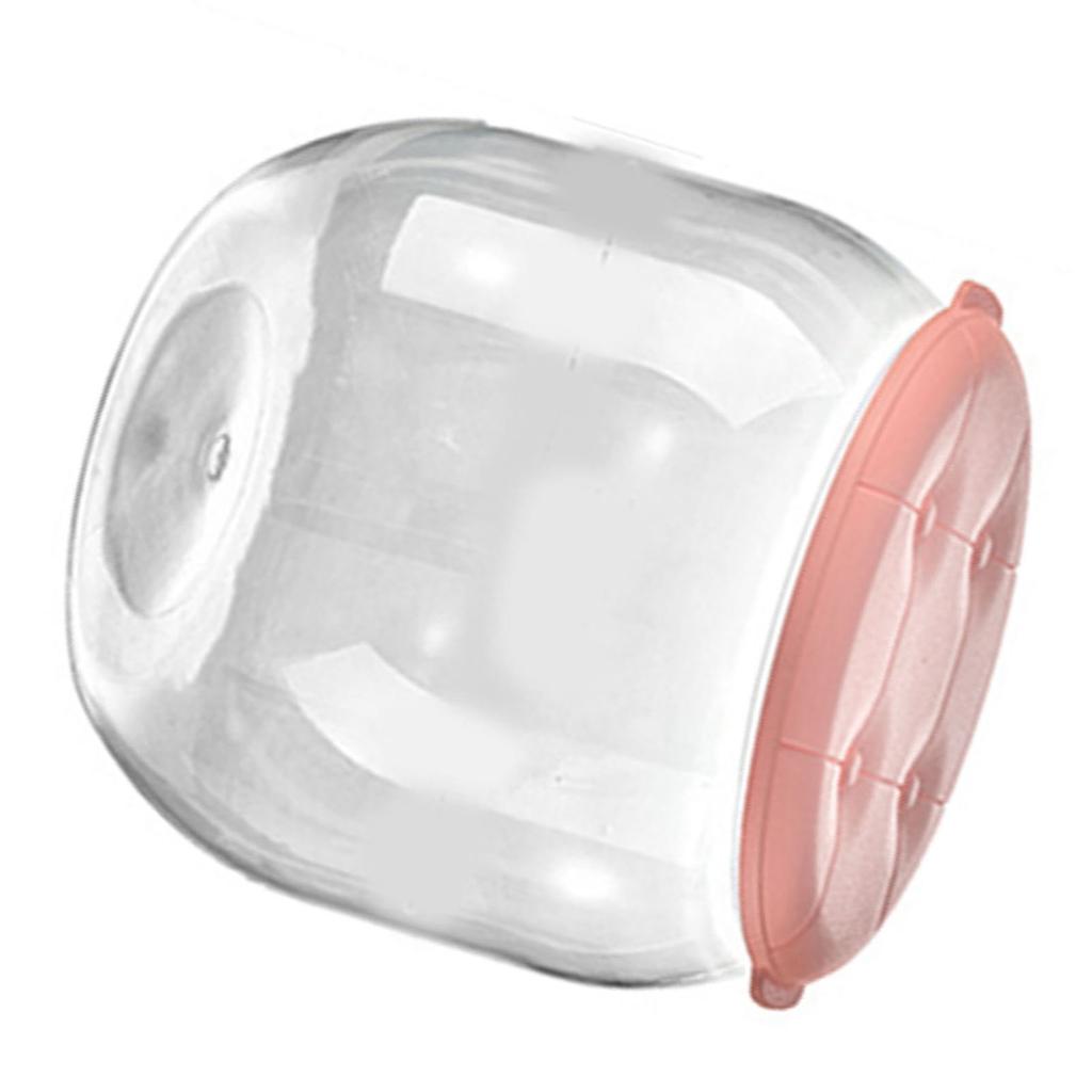 Toy Storage Stool Multipurpose Innovative Round Shape Transparent Storage Stool for Home Living