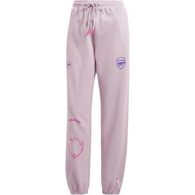 X Stella McCartney Collaboration Letter Print Loose Cuff Knit Sports Pants Women Pants Pink IA1500