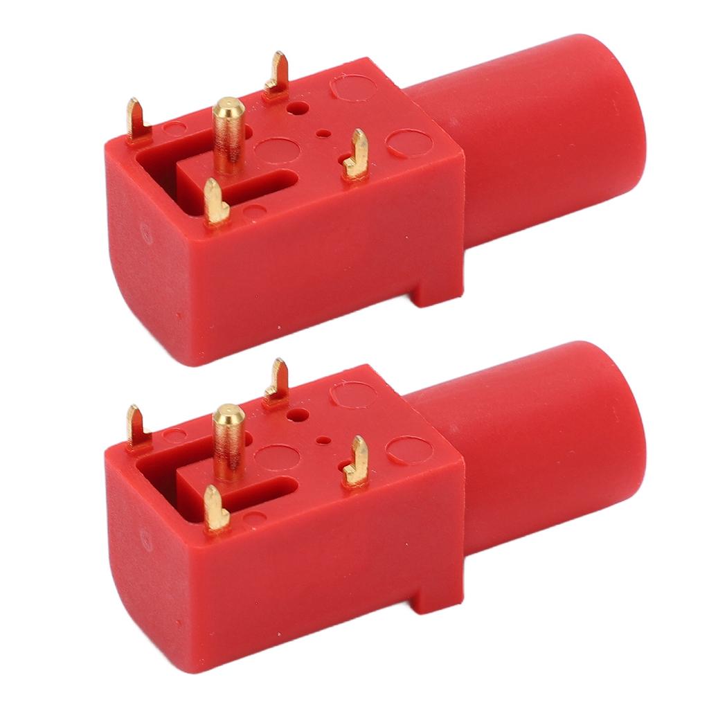 2pcs PCB Panel Socket 4mm Welded Type Good Electrical Conductivity Safety Banana Socket for Multimeters Voltage Testing