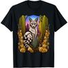 Arizona Ring Tailed Cat Surrounded By Cacti Cartoon Tattoo Men Women Kids T-Shirt