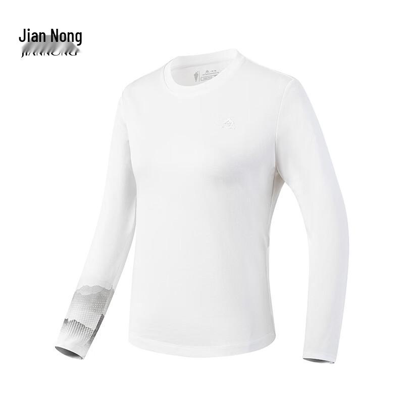 JianNong N Unisex Elastic Cool Long-Sleeve Crew Neck T-Shirt F8069