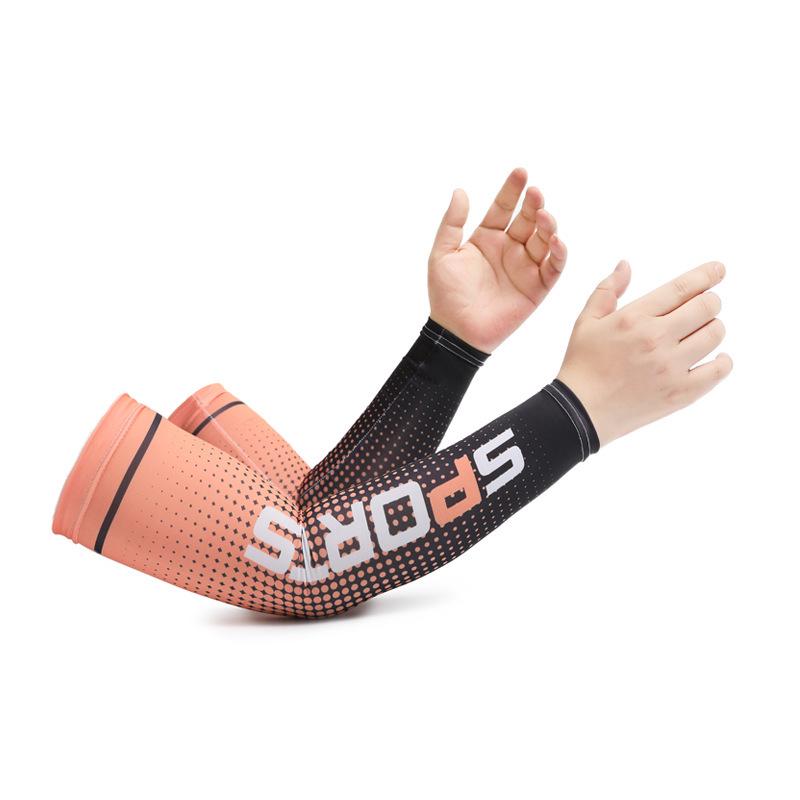 Ice Silk Sun Protection Arm Sleeves for Men & Women - Loose-Fit, Plus Size, Ideal for Summer Sports & Driving