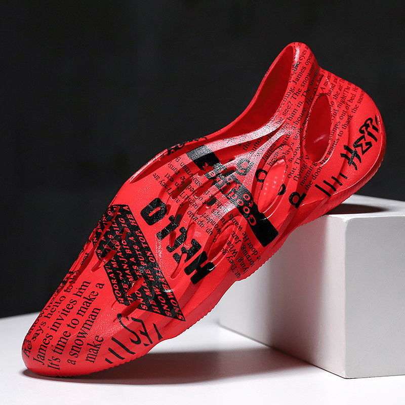 Cezun Sandals Men's 2025 New Summer Trend Casual Sports Dad Shoes Wear Beach Hole Shoes Men