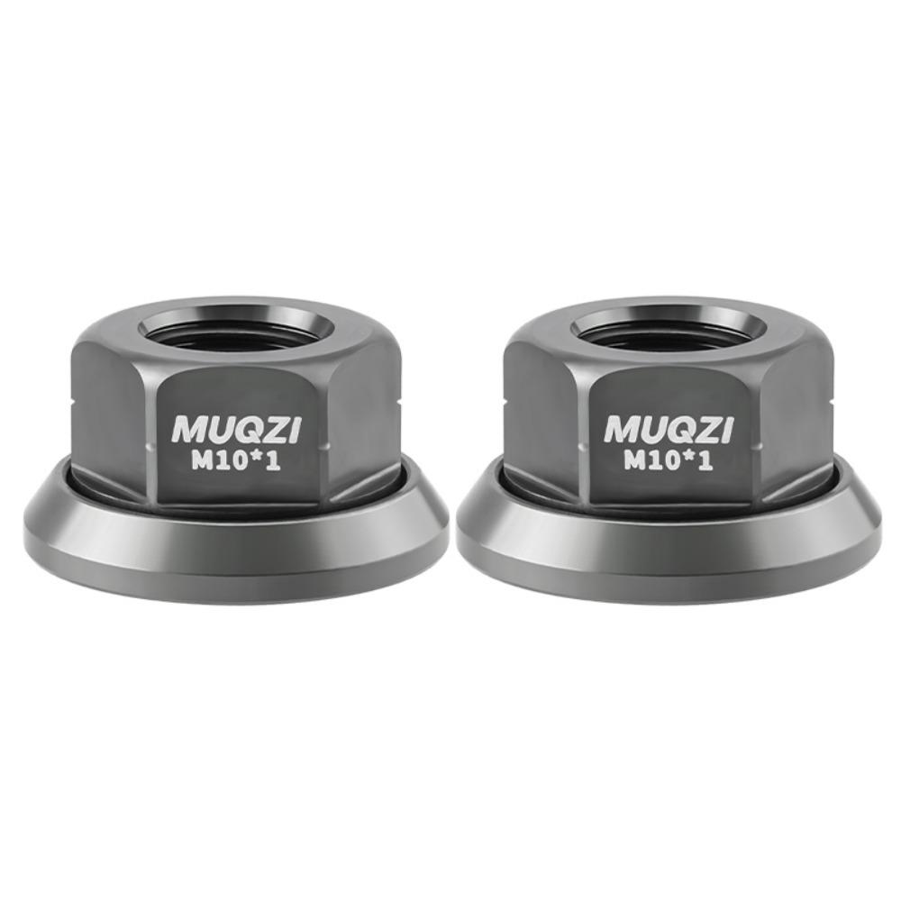 2pcs High Strength Rear Axle Screw Aluminum Zinc Zinc Alloy Bike Accessories Bicycle Hub Nut Cycling