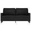 2 Seater Sofa Black 140 Cm Velvet