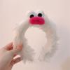 Plush Ugly Doll Headband Hair Accessories Cartoon Hair Hoop Creative Funny Hair Hoop  Photograph