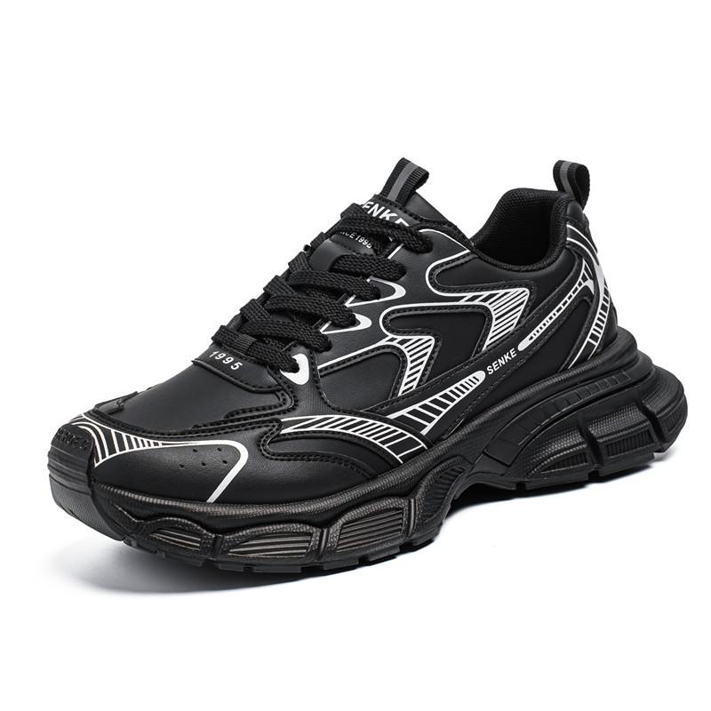 Sneakers Spring and Autumn Mesh Breathable Teen Platform Daddy Shoes New Casual Running Shoes