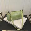 2025 New Niche Design Bag Retro Underarm Bag Method Stick Bag Crocodile Pattern Handbag Celebrity Hand Bag