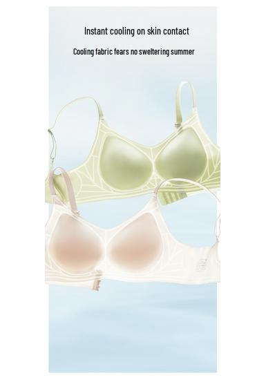 Ice Silk Ultra-Thin Breathable Seamless Summer Bra - Soft Support, Bare Feel, No Ride-Up, Lifts & Gathers