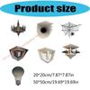 Multipurpose 3D Illusion Corner Decors Sticker Offering Quick Application Process Fade Resistant Design Suitable For Creative Ho