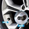 Metal Tire Valve Stem Cap Covers Z Emblem Air Valve Cap Set Dust Proof Leak-Proof Air Cover Compatible with 350Z 370Z Z34 Z33 Accessories (A)
