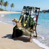 Tractor Fashion Beach Towel: Ideal for Summer Adventures Soft, Absorbent and Quick Drying Suitable for Swimming and Bathing
