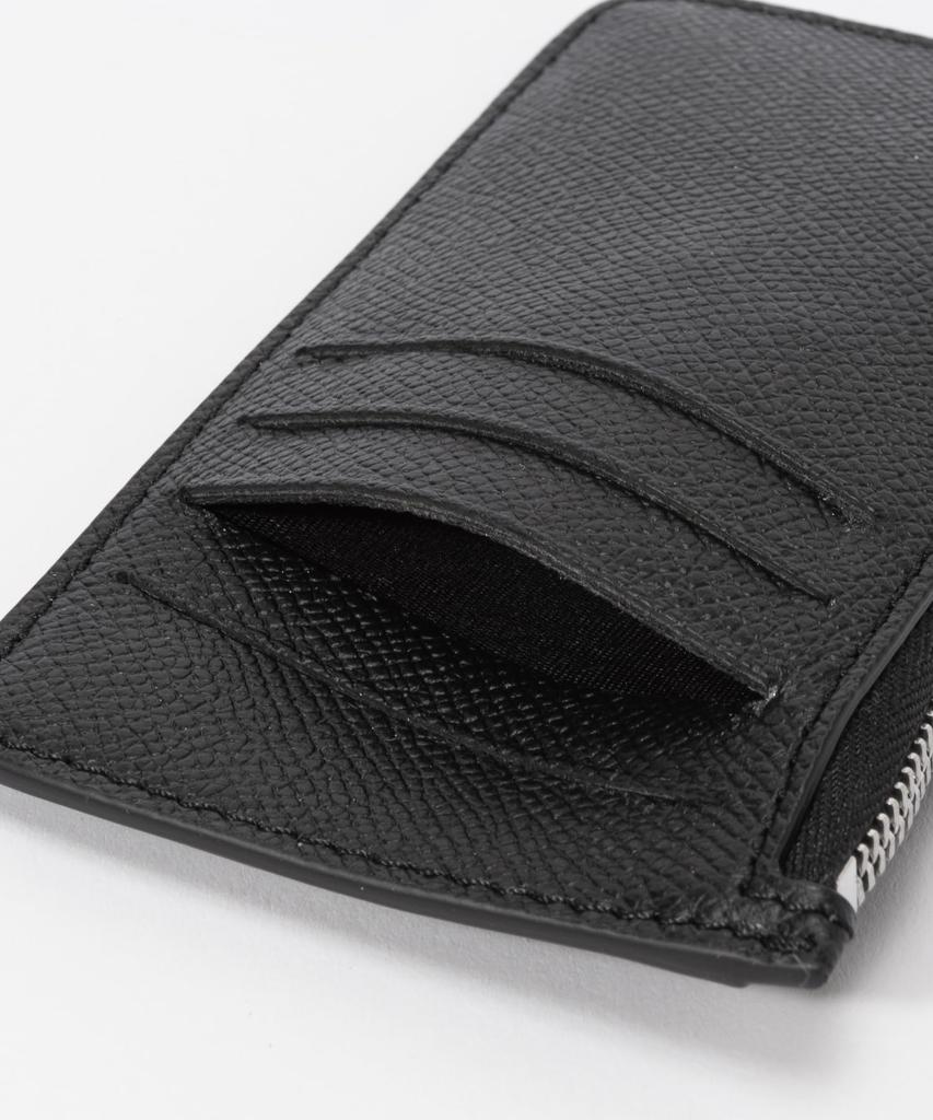 Maison Margiela Card Case SA1VX0008-P4745 Black Leather Free Size [Used]