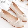 Popular beef tendon soft-soled Doudou shoes, spring mother pedal pointed flat bottom shallow mouth women's single shoes