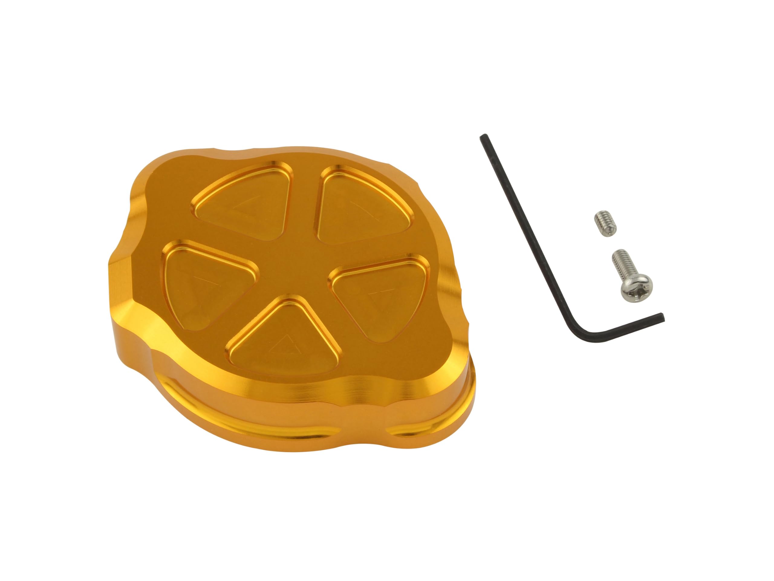 

POSH FAITH Aluminum Machined Radiator Cap for Z900RS/CAFE (2021-2023), Gold, 132315-04 золотой