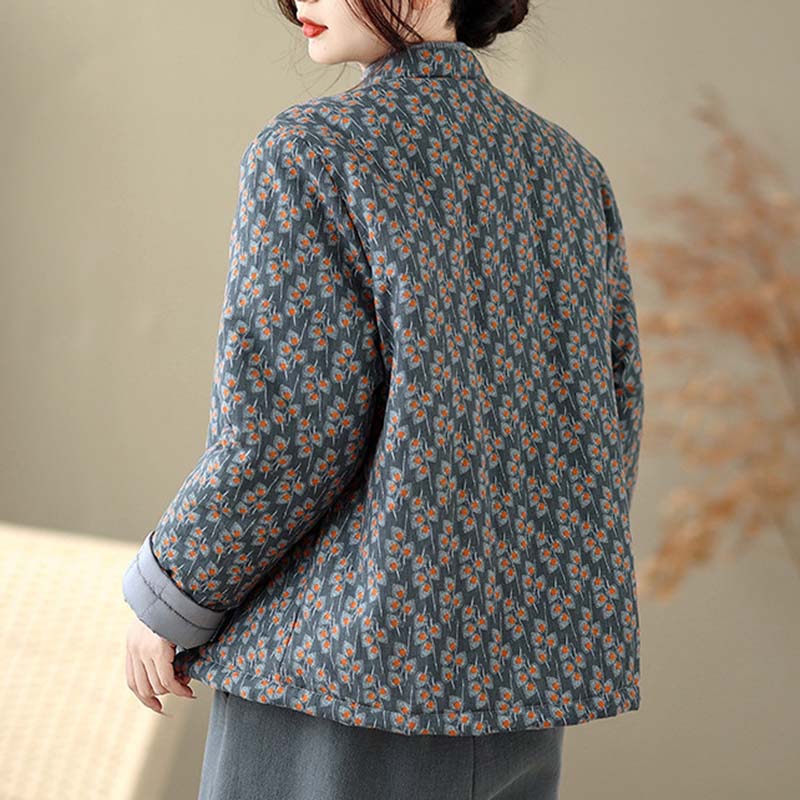 Coat for Women Thickened Autumn Winter Cotton Windbreaker Oversize Warm Casual Jacket