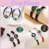 Luminous Couples Bracelet With Handmade Woven Cord For Romantic Gift