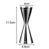 Jigger Double Shot Diverses Tailles de Mesure Jigger à Cocktails Ustensile Polyvalent Matériau de Haute Qualité Capacité de Double Mesure
