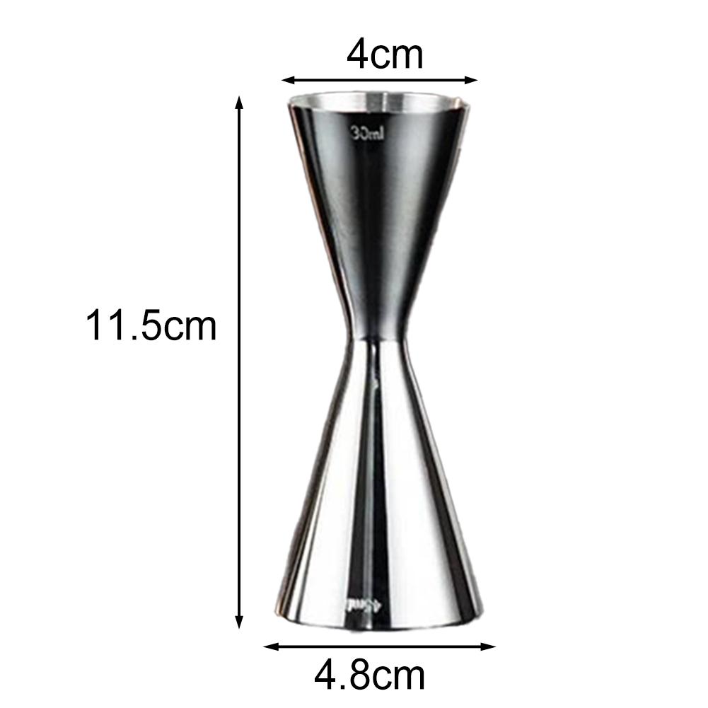 

Double Shot Jigger Various Measurement Sizes Cocktail Jigger Versatile Drinkware High-Grade Material Dual Measurement Capability