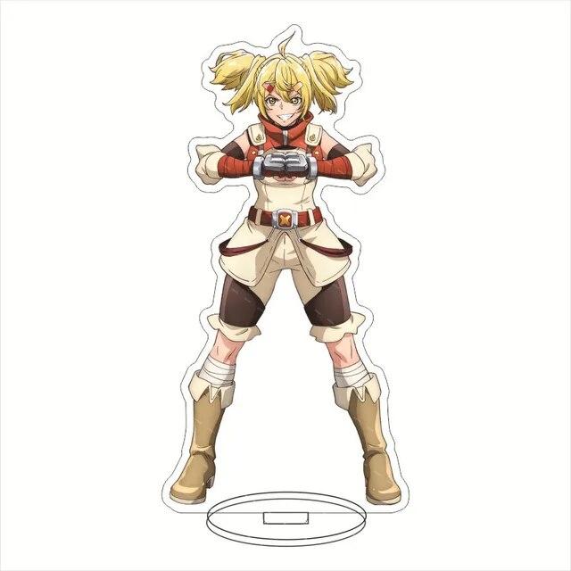 Japan Cartoon Shangri-La Frontier Anime Figur Cosplay Akrylová stojící cedulka Model hračka 15CM talíř Dekor Dekor Fanoušci Vánoční dárek
