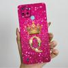 For Realme C21Y C25Y Phone Case Crown Letters Soft Liquid Silicone Protective Back Cover For Realme C21 C15 C 21 C 25 Y Fundas