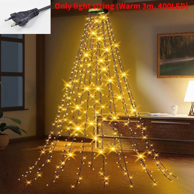 Christmas Tree Led Lights With Low Voltage Power For Festive Home Decor