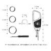 Metal Key Chains for Cars, Key Rings for Home Use,
