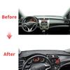 fit for Honda City 2014 2013 2012-2008 Dashmat Accessories Dashboard Cover Pad DashMat Sunshade Protective Carpet Car Leather