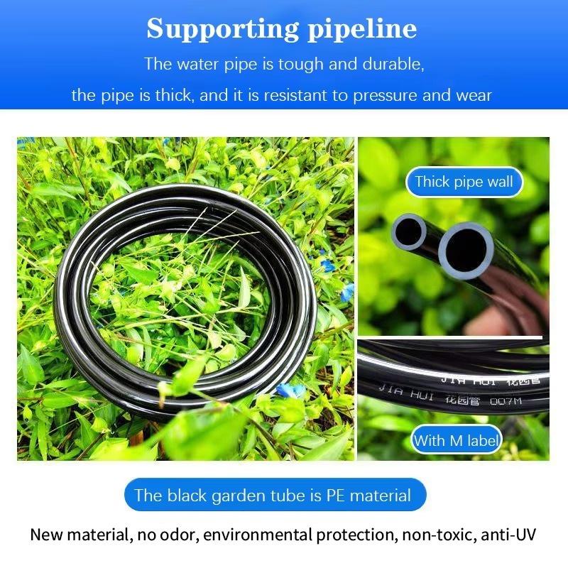 5M Universal Automatic Irrigation Sprinkler Kit Rotating Copper Nozzle Garden Balcony Atomization Sprinkler Watering Kits