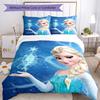 3pcs Elsa Bedding Set Duvet Cover Closure Includes 1 Duvet Cover & 2 Pillowcases, Soft and Comfortable for All Seasons.