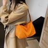 Solid Color Suede Shoulder Bag Handbag Ladies Tote Bag Cute Hobo Bag  Holiday