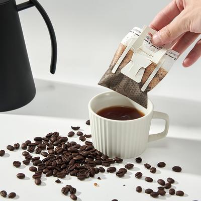 50/100 peças Sacos de papel de filtro de café Saco de café descartável com alça para pendurar na orelha Acessórios para café expresso Ferramenta de chá
