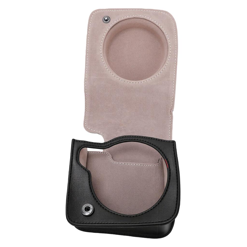 Camera Case Fit for Fujifilm Instax Mini90 Camera Magnetic Flip Cover Soft Lining Adjustable Vertical PU Leather Camera