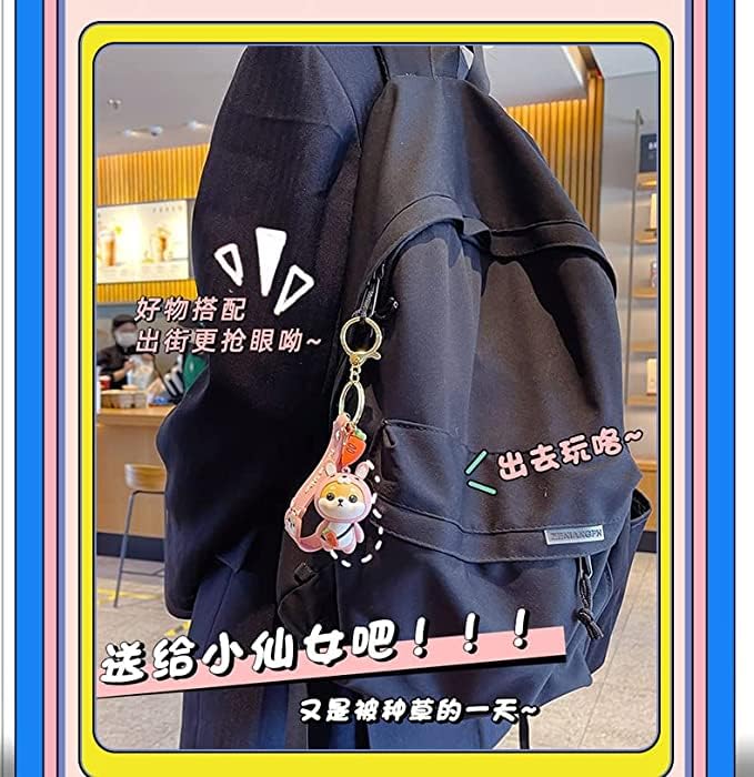 AIXUAN Cute Idea Chinese Zodiac Motif Lucky Animal Shiba Inu Pendant Key Chain, Key