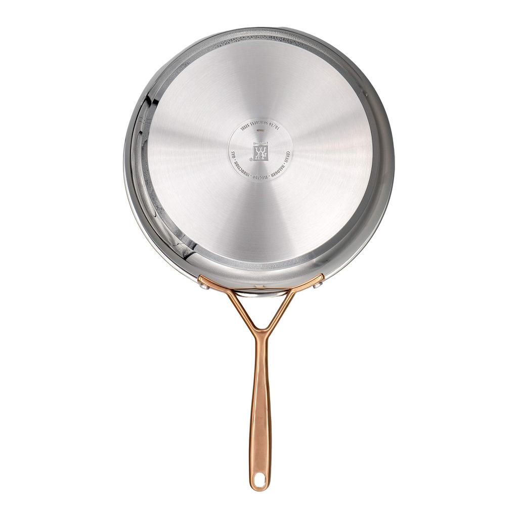 Zwilling Henckels Japan Sera Rose Gold Frying Pan Stainless Steel 3 Layer Bottom Structure IH Compatible Dishwasher Safe 10 Year Warranty Japanese