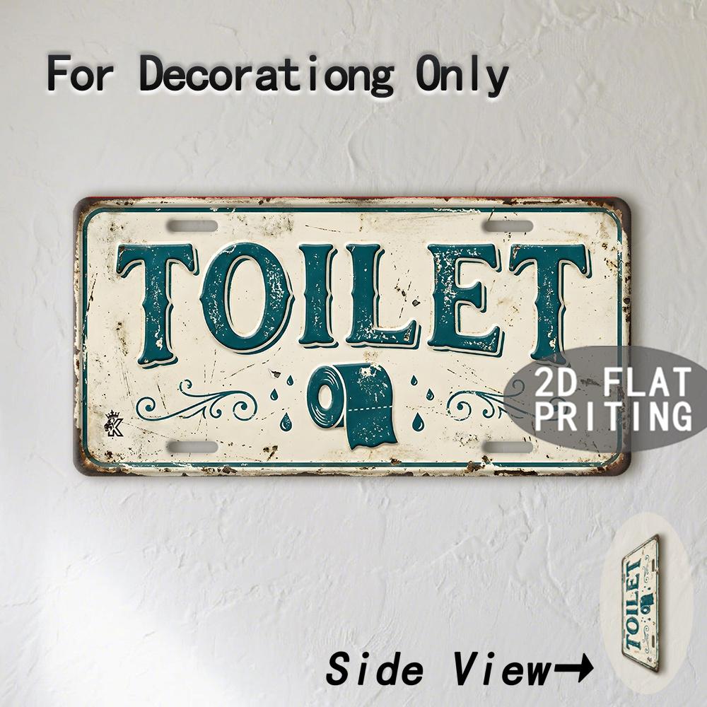 Tin Sign  Vintage Durable Metal Plaque Wall Decor Home Office Bar Man Cave Laundry Toilet Birth Year License Plate Wall Art