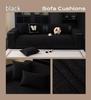 2025 Retro Style Plush Sofa Cushion Cover, Non-slip & Thickened for All Seasons
