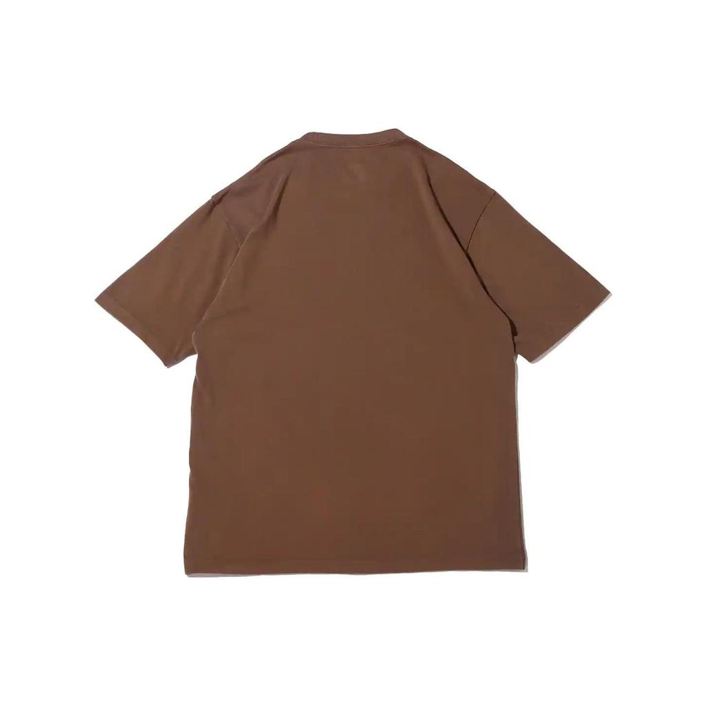 Jordan Marke MJ Air JDN Besticktes Logo Rundhals-T-Shirt Herren Tops Braun DV6465-270